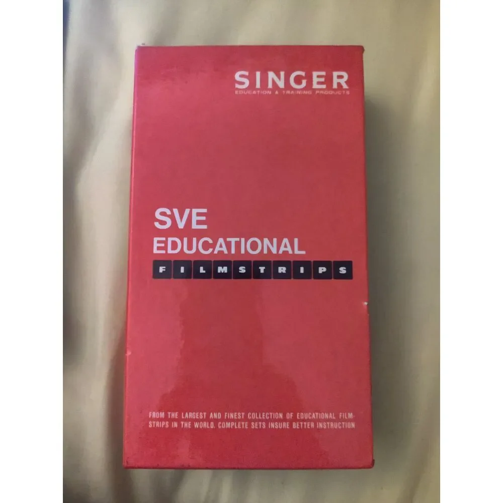 1967 Vintage SVE Singer Visual Education Film Strips Miller Brody Concepts